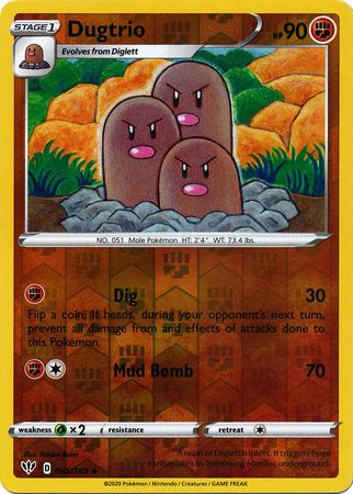 Darkness Ablaze - 085/189 - Dugtrio - Reverse Holo