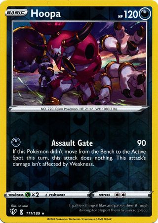 Darkness Ablaze - 111/189 - Hoopa - Reverse Holo