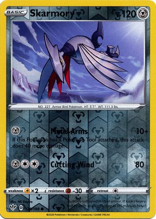 Darkness Ablaze - 120/189 - Skarmory - Reverse Holo