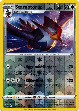 Darkness Ablaze - 147/189 - Staraptor - Reverse Holo