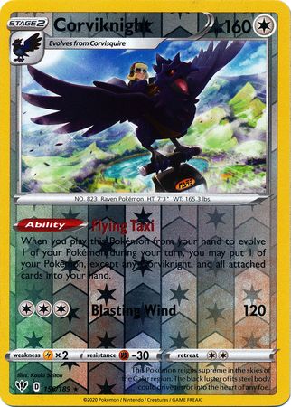 Darkness Ablaze - 156/189 - Corviknight - Reverse Holo