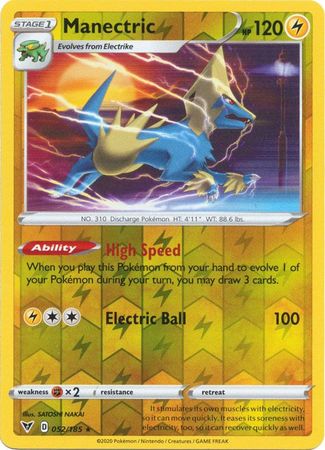 Vivid Voltage - 052/185 - Manectric - Reverse Holo