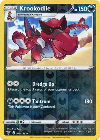 Vivid Voltage - 109/185 - Krookodile - Reverse Holo