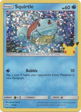 McDonald's 25th Anniversary - 17/25 - Squirtle - Holo