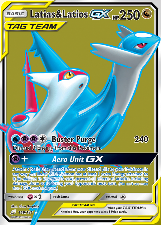 Team Up - 169/181 - Latias & Latios GX (Tag Team)