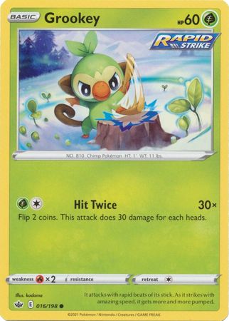 Chilling Reign - 016/198 - Grookey