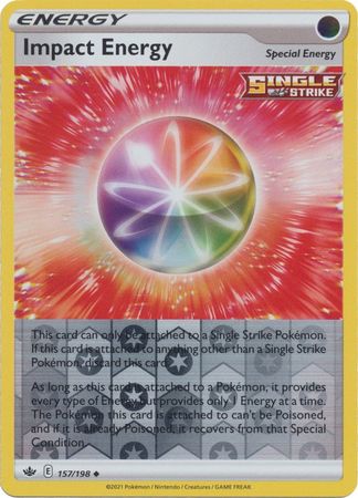 Chilling Reign - 157/198 - Impact Energy - Reverse Holo
