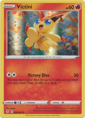 Evolving Skies - 020/203 - Victini - Holo