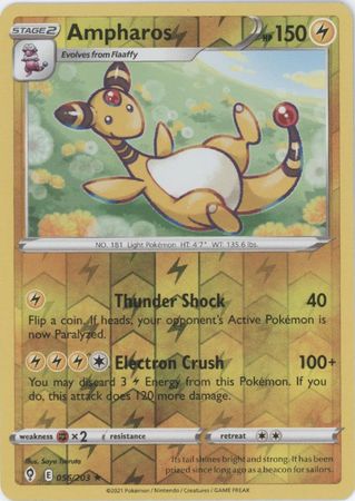 Evolving Skies - 056/203 - Ampharos - Reverse Holo