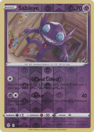 Evolving Skies - 067/203 - Sableye - Reverse Holo