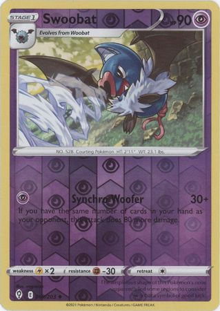 Evolving Skies - 069/203 - Swoobat - Reverse Holo