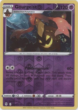 Evolving Skies - 077/203 - Gourgeist - Reverse Holo