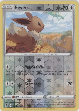 Evolving Skies - 125/203 - Eevee - Reverse Holo