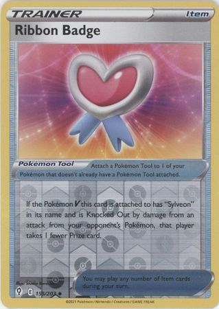 Evolving Skies - 155/203 - Ribbon Badge - Reverse Holo