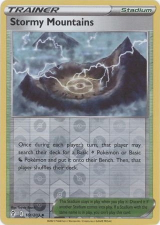 Evolving Skies - 161/203 - Stormy Mountains - Reverse Holo