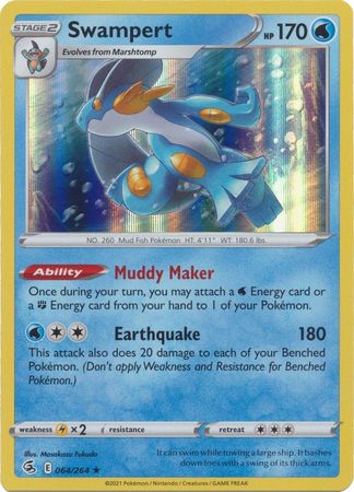 Fusion Strike - 064/264 - Swampert - Holo