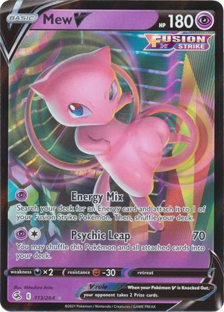 Fusion Strike - 113/264 - Mew V