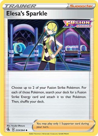 Fusion Strike - 233/264 - Elesa's Sparkle