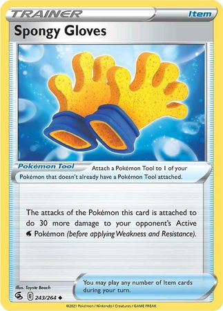 Fusion Strike - 243/264 - Spongy Gloves