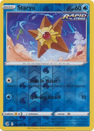 Fusion Strike - 052/264 - Staryu - Reverse Holo