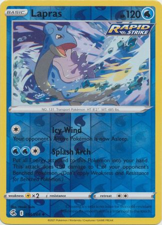 Fusion Strike - 054/264 - Lapras - Reverse Holo