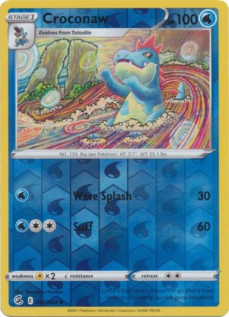 Fusion Strike - 056/264 - Croconaw - Reverse Holo