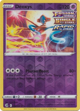 Fusion Strike - 120/264 - Deoxys - Reverse Holo