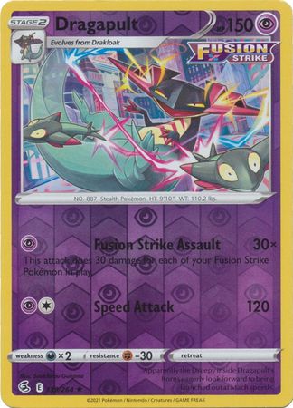 Fusion Strike - 130/264 - Dragapult - Reverse Holo