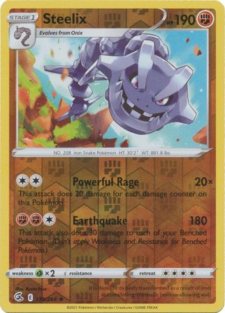 Fusion Strike - 139/264 - Steelix - Reverse Holo