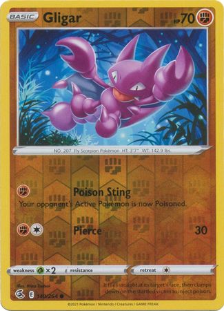 Fusion Strike - 140/264 - Gligar - Reverse Holo