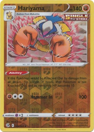 Fusion Strike - 143/264 - Hariyama - Reverse Holo