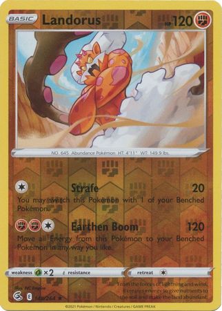 Fusion Strike - 148/264 - Landorus - Reverse Holo