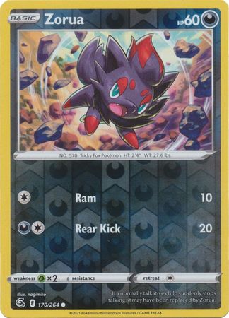 Fusion Strike - 170/264 - Zorua - Reverse Holo