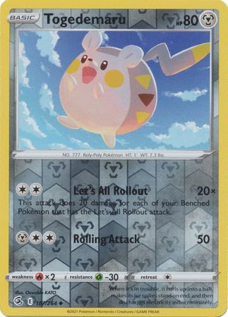 Fusion Strike - 187/264 - Togedemaru - Reverse Holo