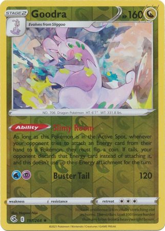 Fusion Strike - 197/264 - Goodra - Reverse Holo