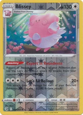 Fusion Strike - 203/264 - Blissey - Reverse Holo