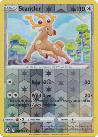 Fusion Strike - 208/264 - Stantler - Reverse Holo