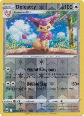 Fusion Strike - 211/264 - Delcatty - Reverse Holo