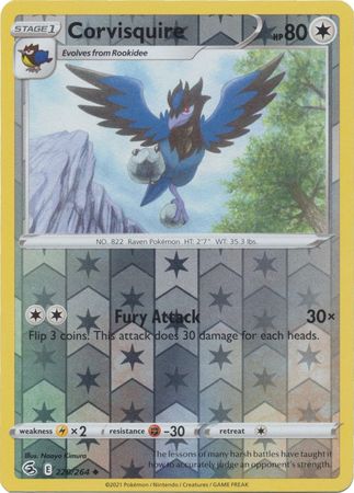 Fusion Strike - 220/264 - Corvisquire - Reverse Holo