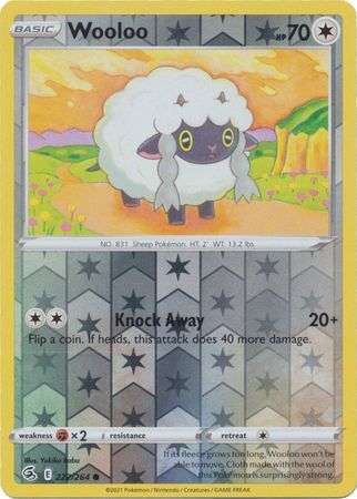 Fusion Strike - 222/264 - Wooloo - Reverse Holo