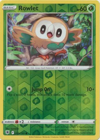 Astral Radiance - 019/189 - Rowlet - Reverse Holo