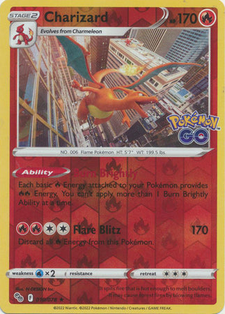 Pokémon GO - 010/078 - Charizard - Reverse Holo