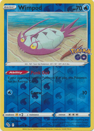 Pokémon GO - 025/078 - Wimpod - Reverse Holo