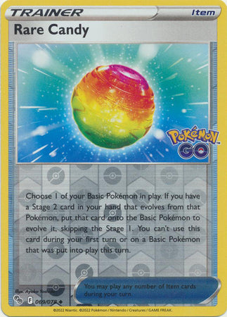 Pokémon GO - 069/078 - Rare Candy - Reverse Holo