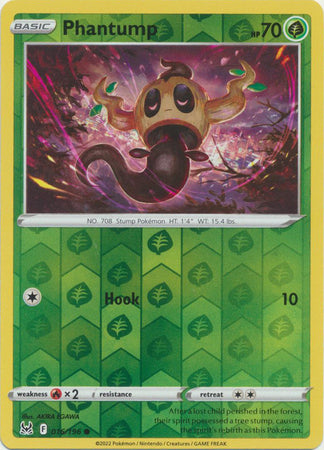 Lost Origin - 016/196 - Phantump - Reverse Holo