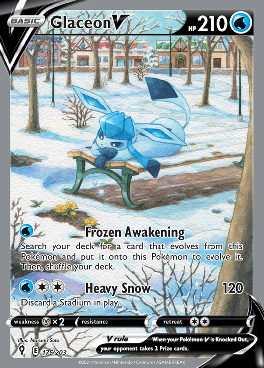 Evolving Skies - 175/203 - Glaceon V