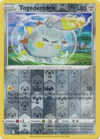 Silver Tempest - 127/195 - Togedemaru - Reverse Holo