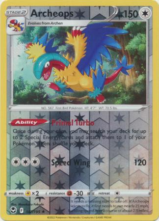 Silver Tempest - 147/195 - Archeops - Reverse Holo