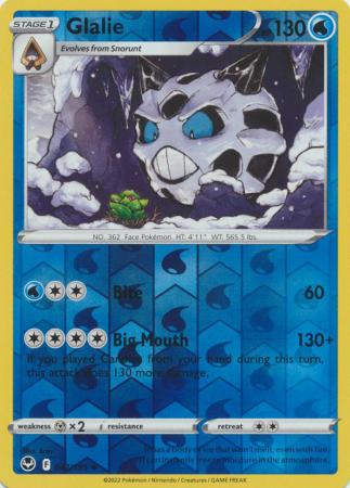Silver Tempest - 042/195 - Glalie - Reverse Holo