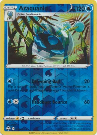 Silver Tempest - 048/195 - Araquanid - Reverse Holo